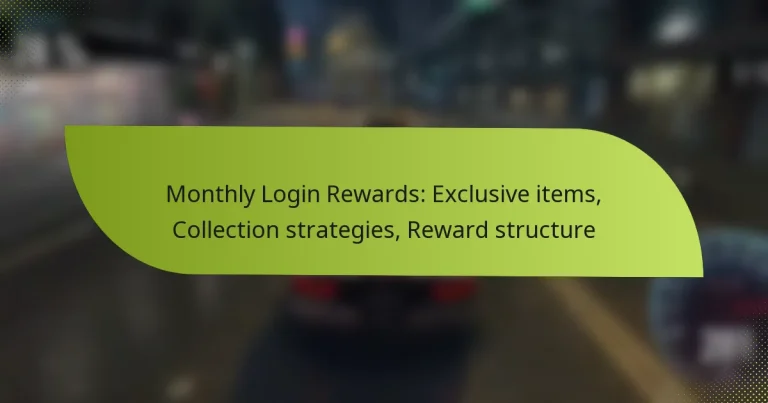 Monthly Login Rewards: Exclusive items, Collection strategies, Reward structure