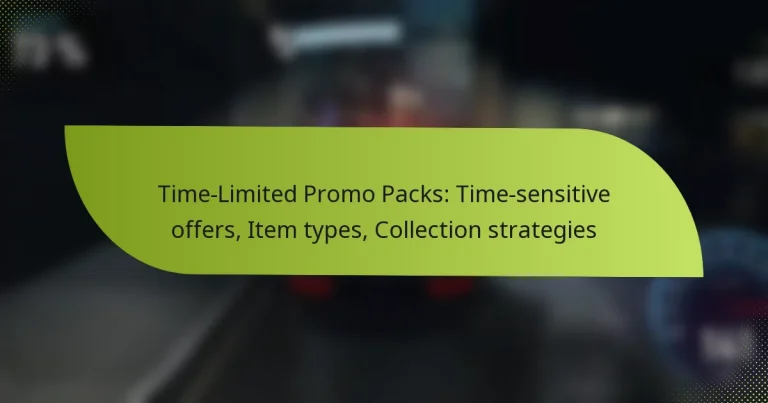 Time-Limited Promo Packs: Time-sensitive offers, Item types, Collection strategies